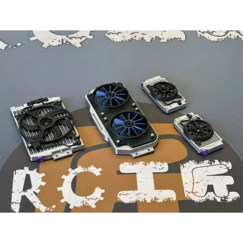 Rc Hobby Youtube - 1/10、1/8スケールのRCクローラーやRCカーのボディアップグレード用。カスタムサイズで製作可能な、冷却ファン、ラジエーターチューブ、シャーシ装飾パーツ。