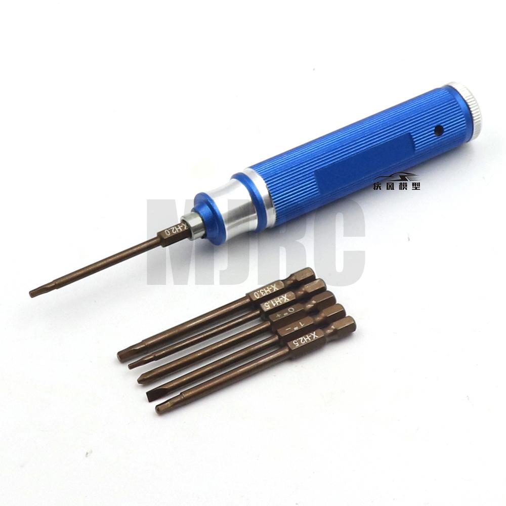 Rc Hobby Electric Screwdriver - 6-in-1ドライバーキット,rcフォームツールキット,車,rc,六角レンチ,ソケット,六角形