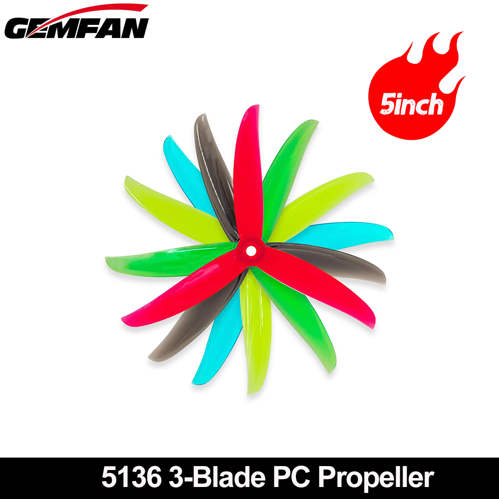Fpv Racing Quadcopter - Gemfan VANOVER 5136 3 ブレード PC