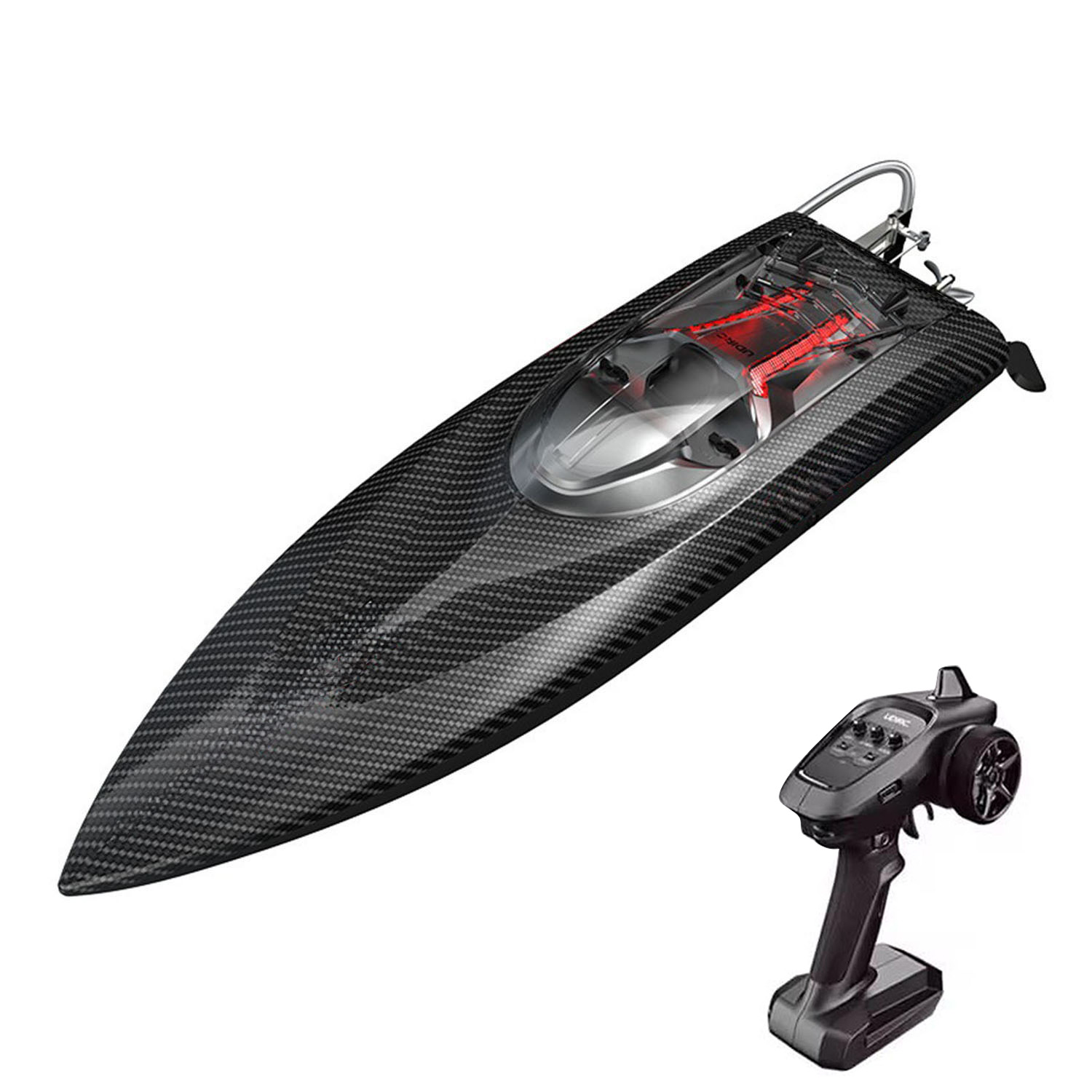 Rc Hobby Grade Boat - UDIRC UDI022 25インチ大型高速RCレーシングボート合金キットブラシレスモーターESC防水リモコンボートおもちゃ 大人向け