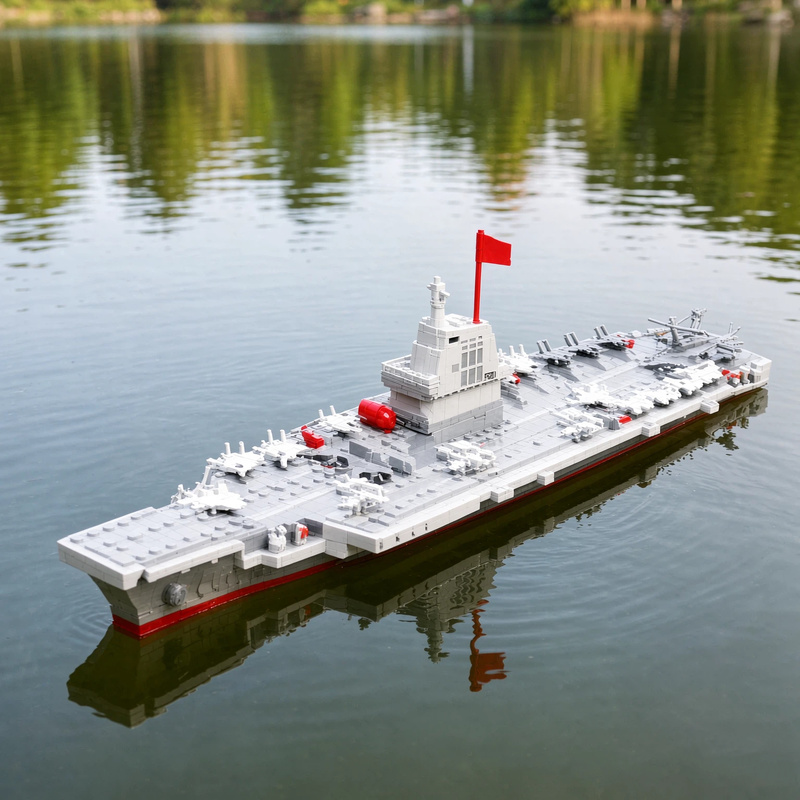Rc Hobby Grade Boat - JJRC S27 シミュレーションデュアルモーターリモコン航空母艦 水を噴射できるRCミリタリー水上艦モデル コレクション装飾品
