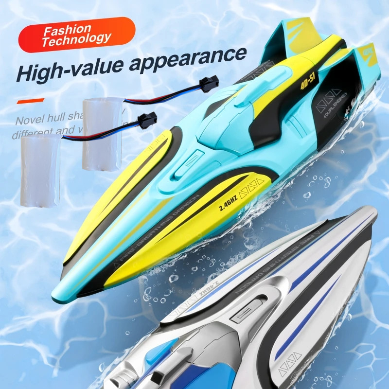 Rc Hobby Grade Boat - 子供のリモートコントロールボート,高速レースボート,2.4g,プロモーション,プロモーション,誕生日プレゼント,1