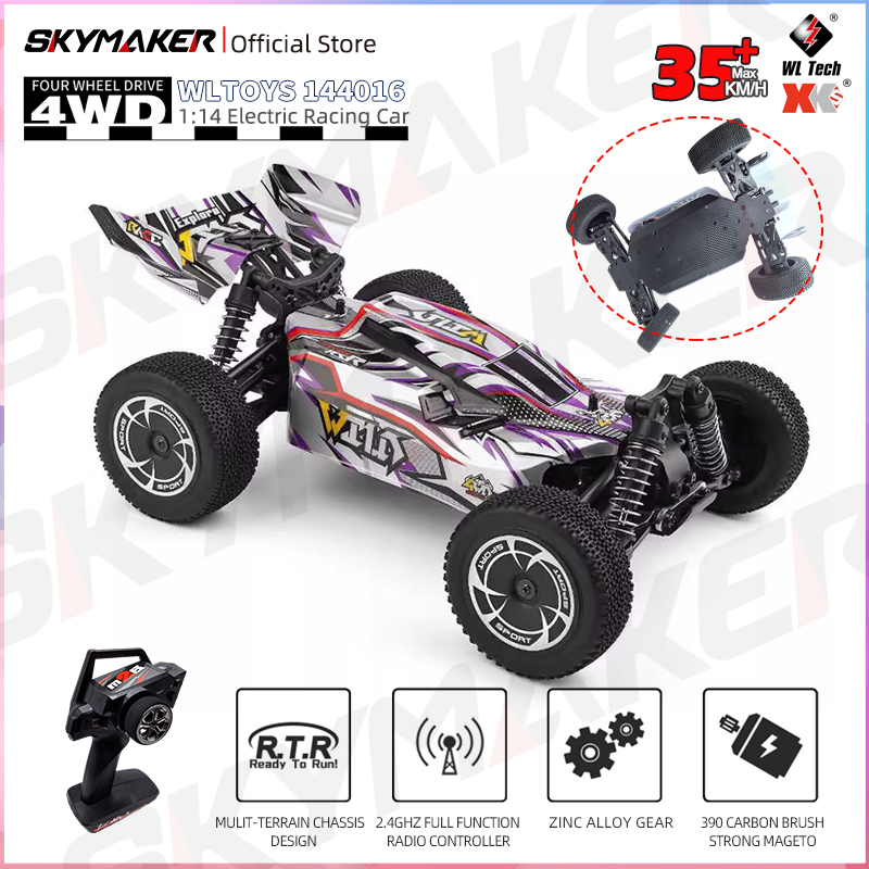 Rc Hobby Grade Cars - WLtoys RCカー 1/14 144016 2.4G レーシング