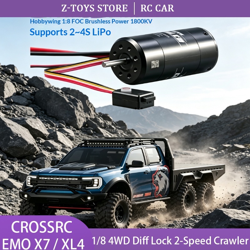 Rc Hobby Grade Cars - CROSSRC EMO X7 XL4 1/8スケール RCクローラー