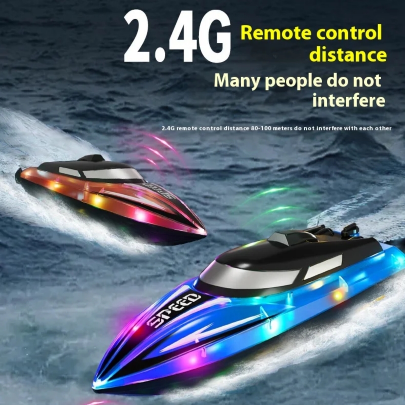 Rc Hobby Grade Boat - 2.4G RCボート ラジコンスピードボート 水上玩具 電動ヨットボート ダブルプロペラ