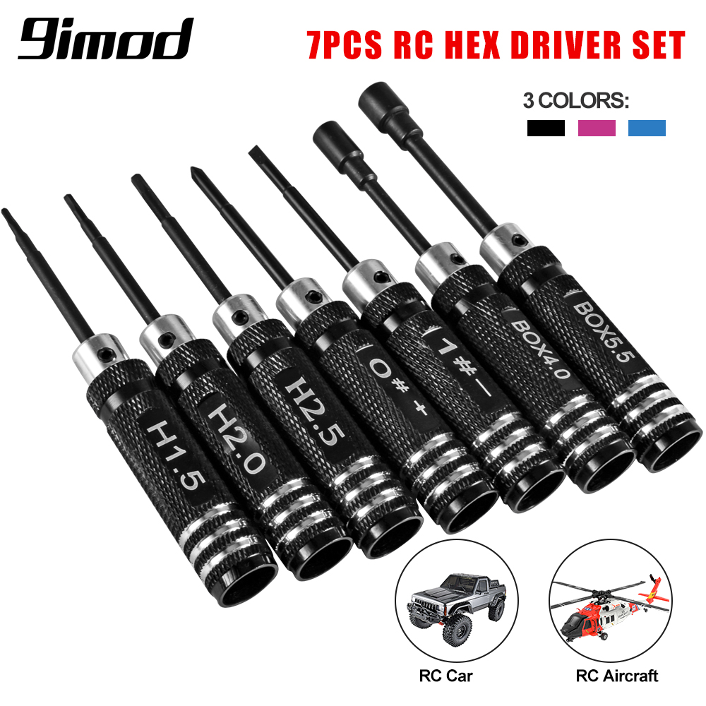 Rc Hobby Electric Screwdriver - 9IMOD RC 六角ドライバーセット金属ドライバーツール六角レンチセット RC 修復ツールキット RC
