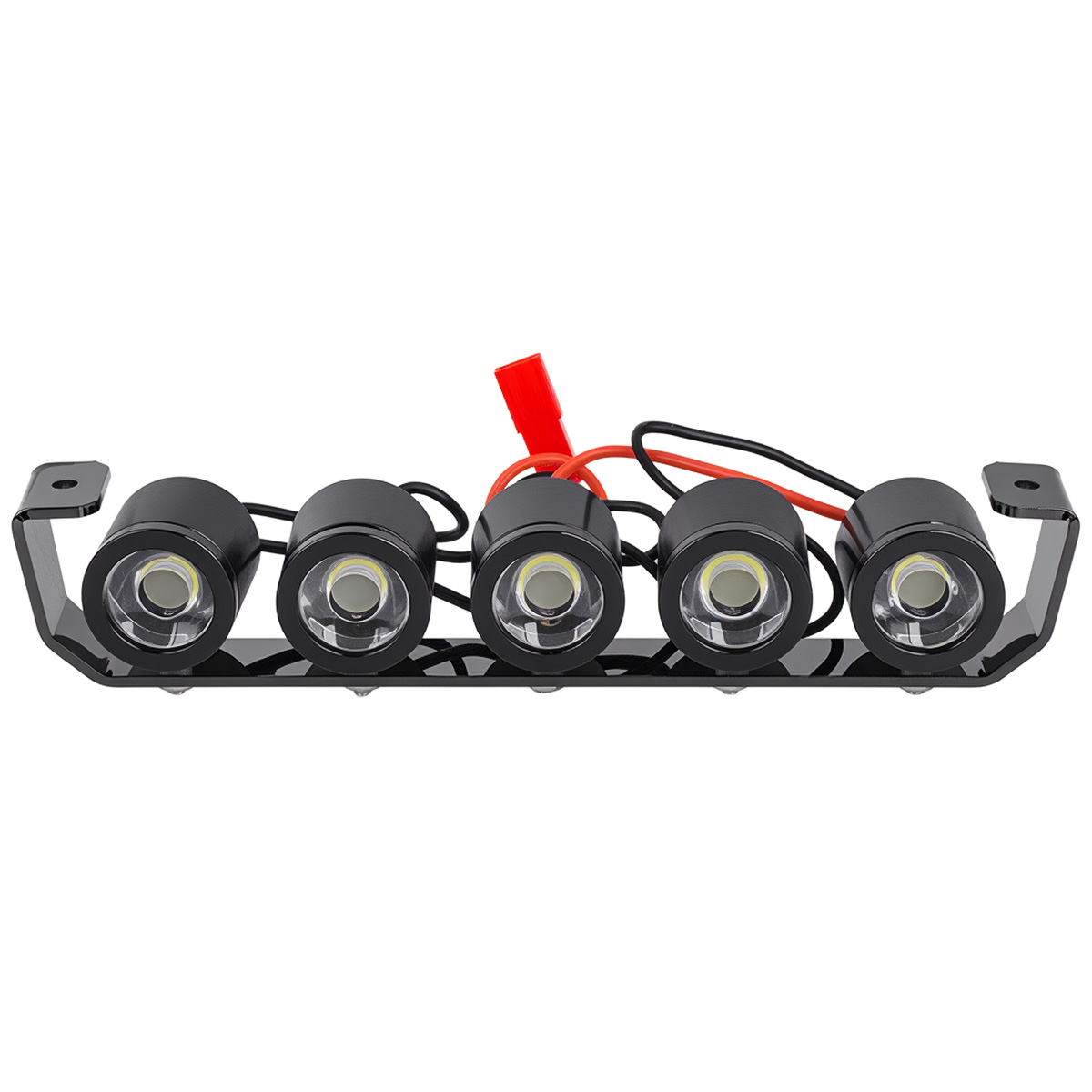 アルミ製5LEDライトヘッドライトスポットライト 1/10  - Rc Hobby Crawler のレビューと価格