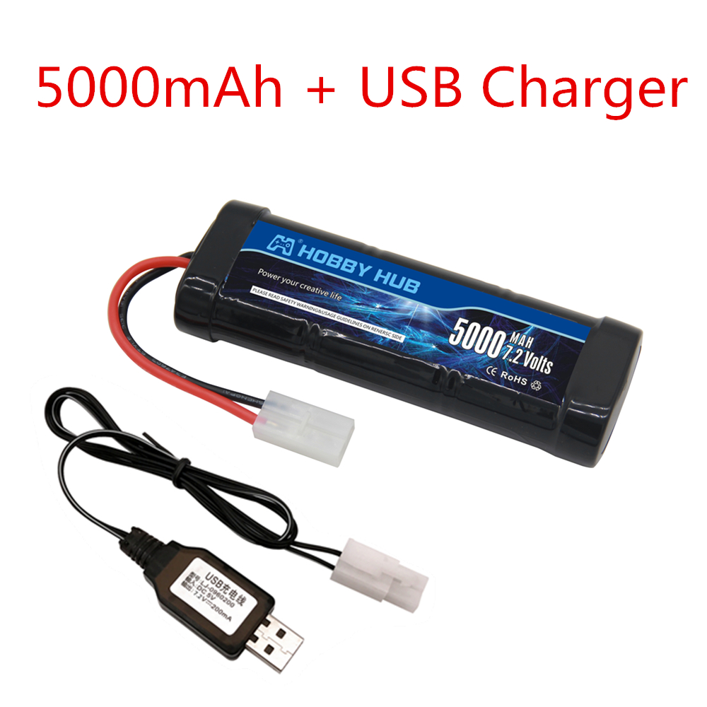 7.2V 5000mAh ニッケル水素バッテリーパック タミ - Rc Hobby Hub のレビューと価格