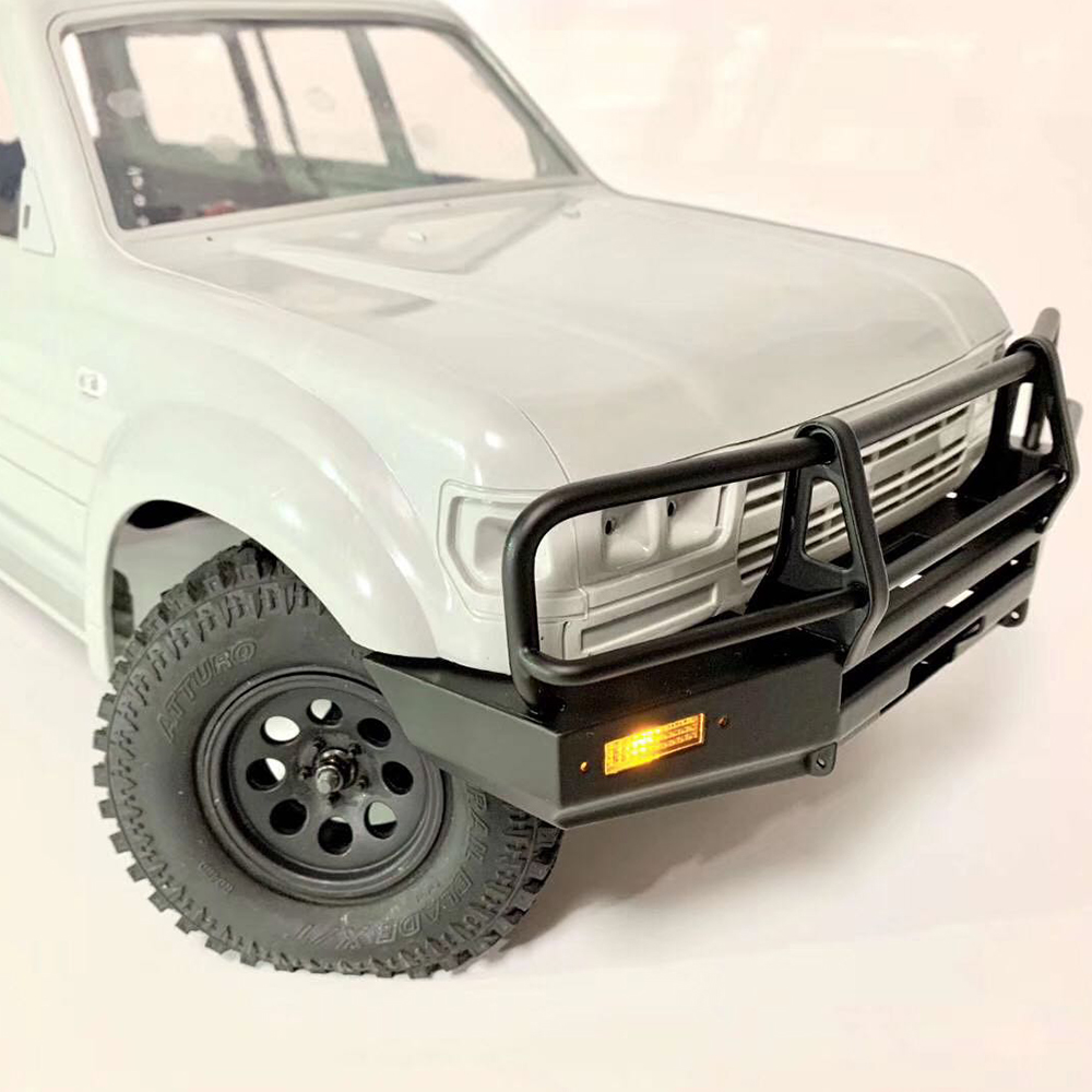 1/10 rcクローラー用の超リアルな金属製フロントバンパー - Rc Hobby Crawler のレビューと価格