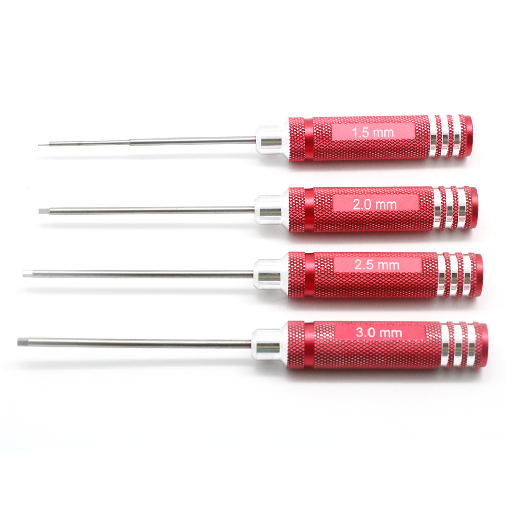 RCツール 4本組 六角ネジドライバーセット チタンメッキ  - Rc Hobby Electric Screwdriver のレビューと価格