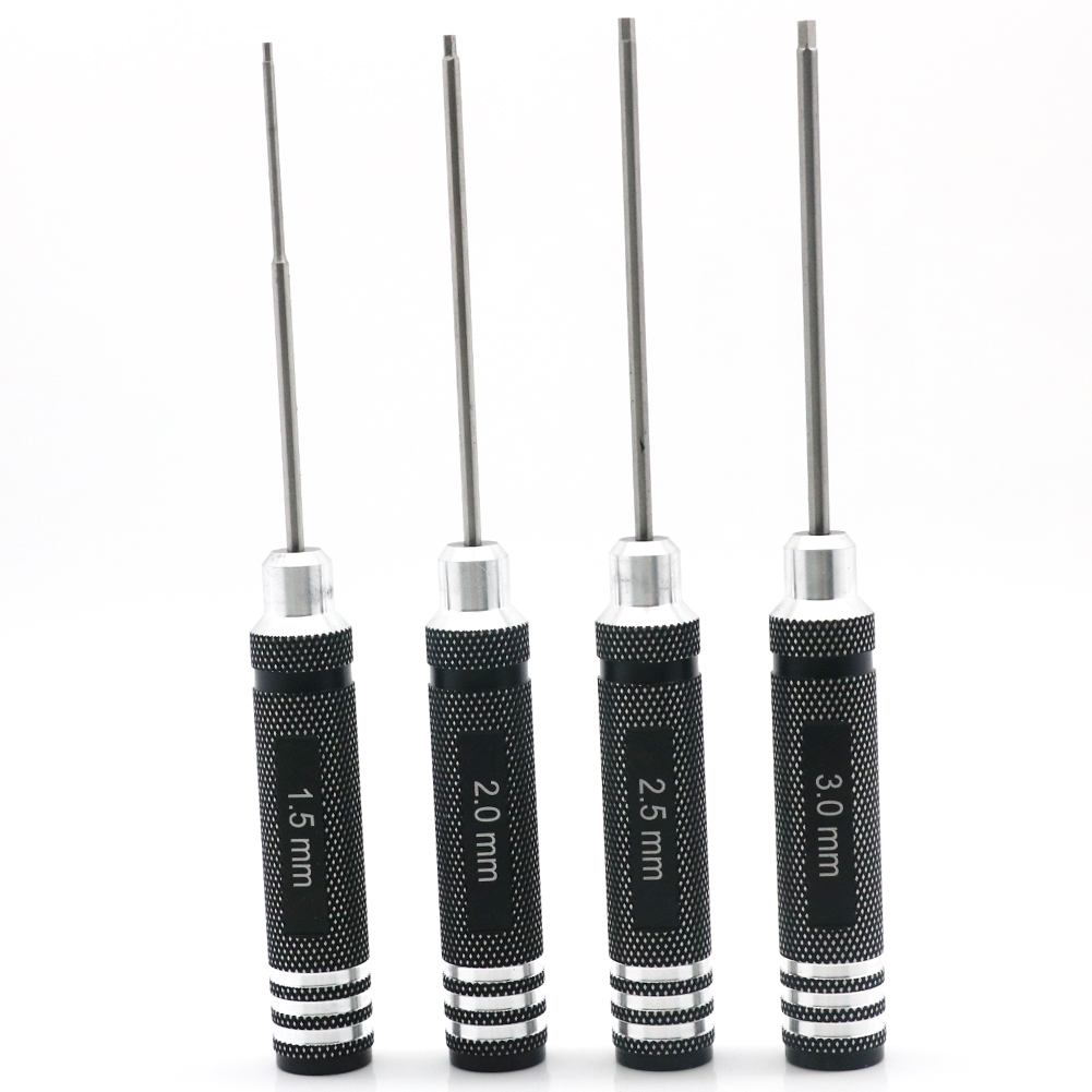 RCツール 4本組 六角ネジドライバーセット チタンメッキ  - Rc Hobby Electric Screwdriver のレビューと価格