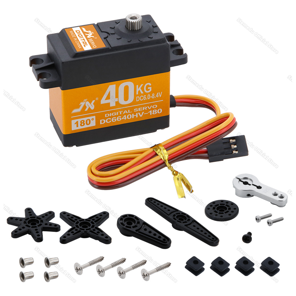 JX サーボ DC6640HV 標準デジタル 40kg トル - Servo Metal Gear のレビューと価格