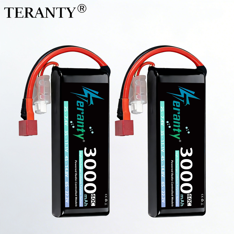 TERANTY 2S 3000mAhリポバッテリー 7.4V - Rc Hobby Rc のレビューと価格