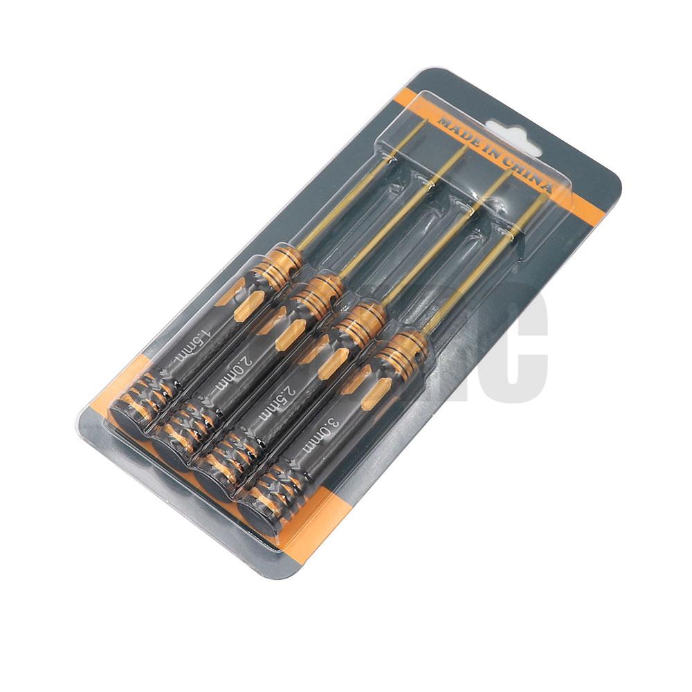 Ajrc 4 ピース/セットチタンメッキ 1.5/2/2.5 - Rc Hobby Electric Screwdriver のレビューと価格