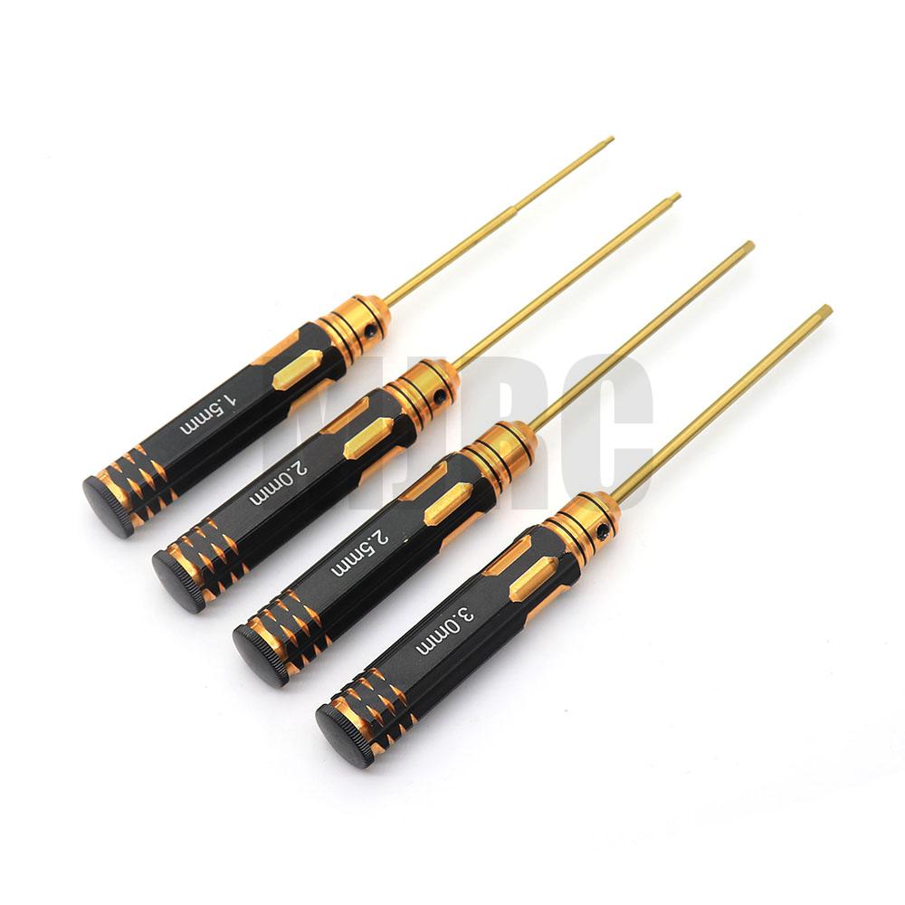Ajrc 4 ピース/セットチタンメッキ 1.5/2/2.5 - Rc Hobby Electric Screwdriver のレビューと価格