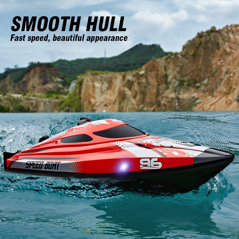 高速リモコンボート防水照明付き 25KM/H RC スピード - Rc Hobby Grade Boat のレビューと価格