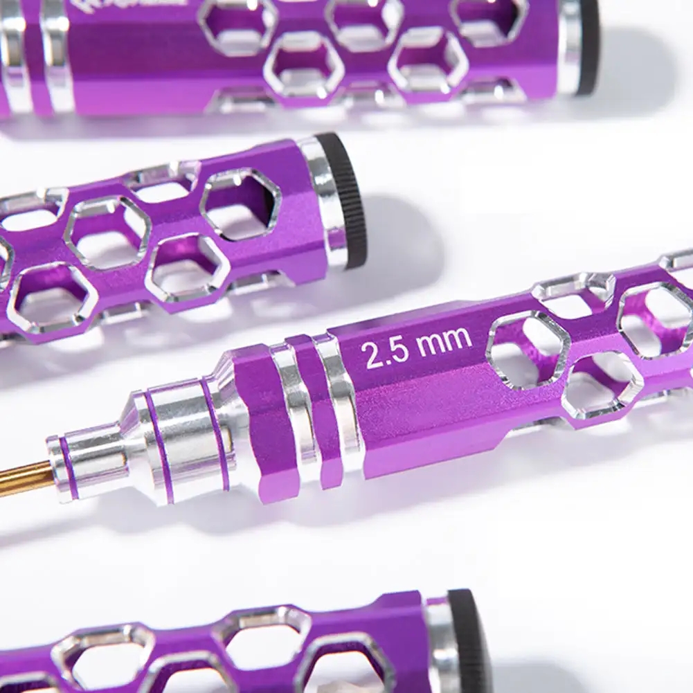穴アルミニウム合金六角ドライバードライバーセット、rcツール - Rc Hobby Electric Screwdriver のレビューと価格