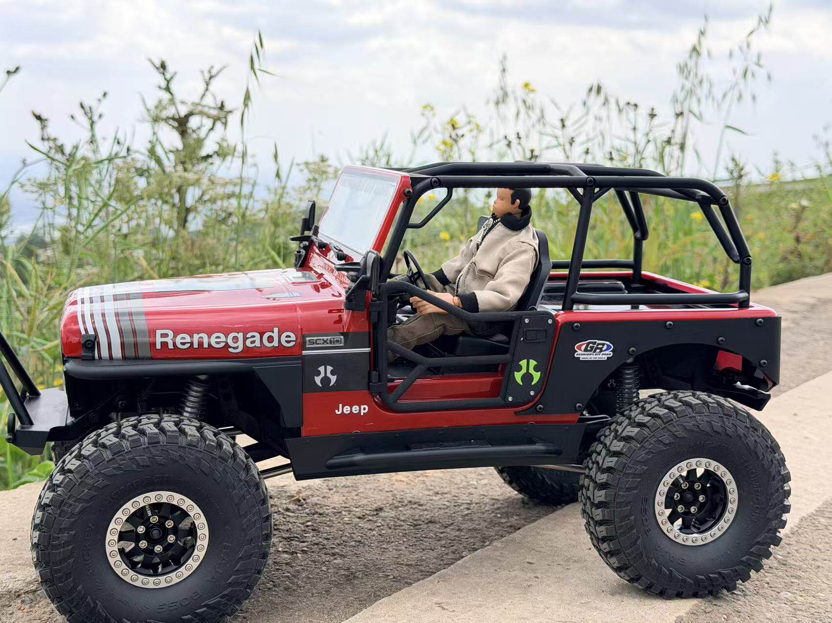 Axial Rc Cj7 クライミングカー中空チューブドアフ - Rc Hobby Youtube のレビューと価格