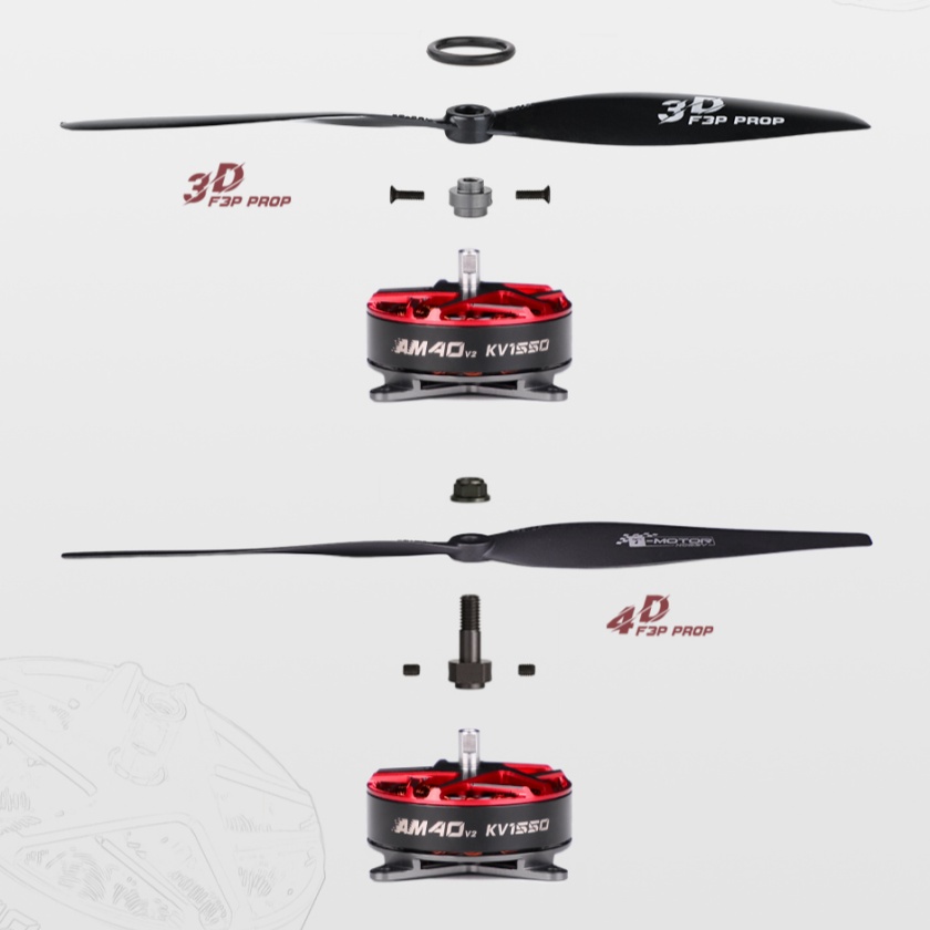 T-Hobby AM40 V2 3D/4D 2-3S 強力な - Rc Hobby Rc のレビューと価格