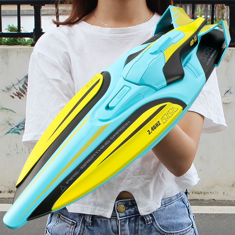 子供のリモートコントロールボート,高速レースボート,2.4g - Rc Hobby Grade Boat のレビューと価格