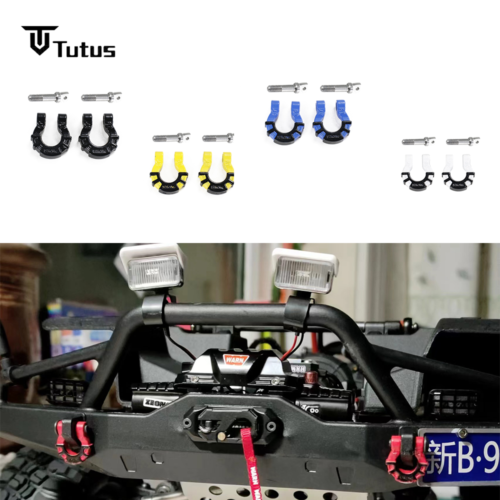 金属製のフロントとリアバンパー牽引フック、牽引リング、1/8 - Rc Crawler 4X4 のレビューと価格
