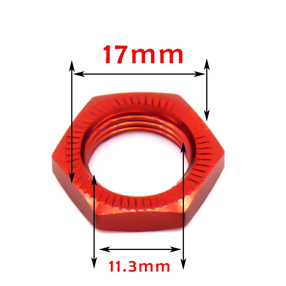 4個入り 17mm ホイールナット用六角アダプター、ねじピッ - Rc Hobby Nut のレビューと価格