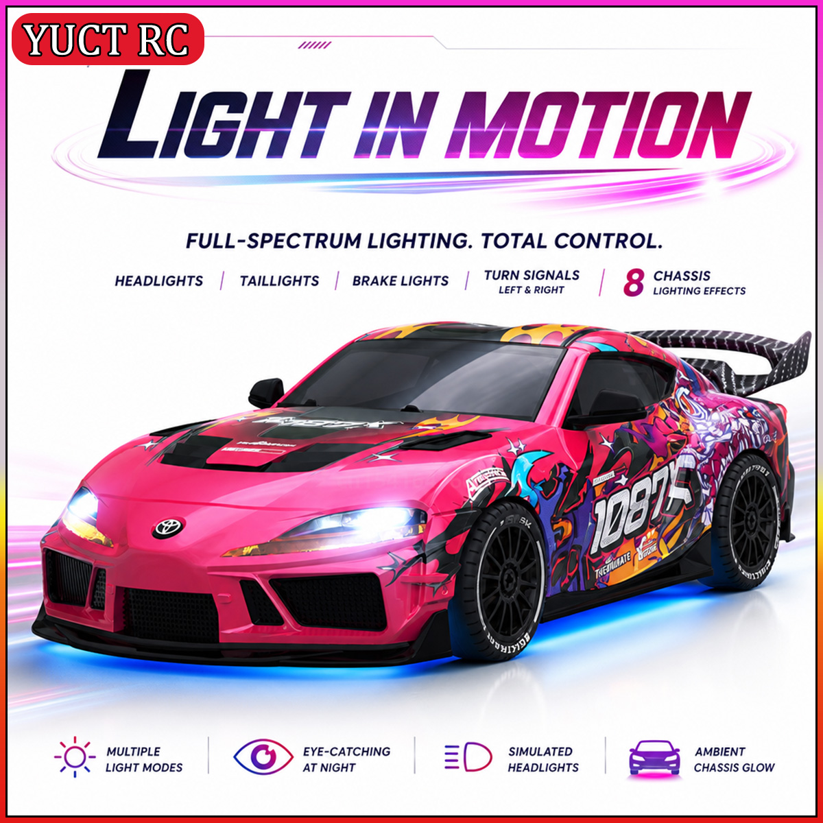 JXC SP4301 1087X スープラ 1/43 ミニR - Rc Hobby Grade Cars のレビューと価格
