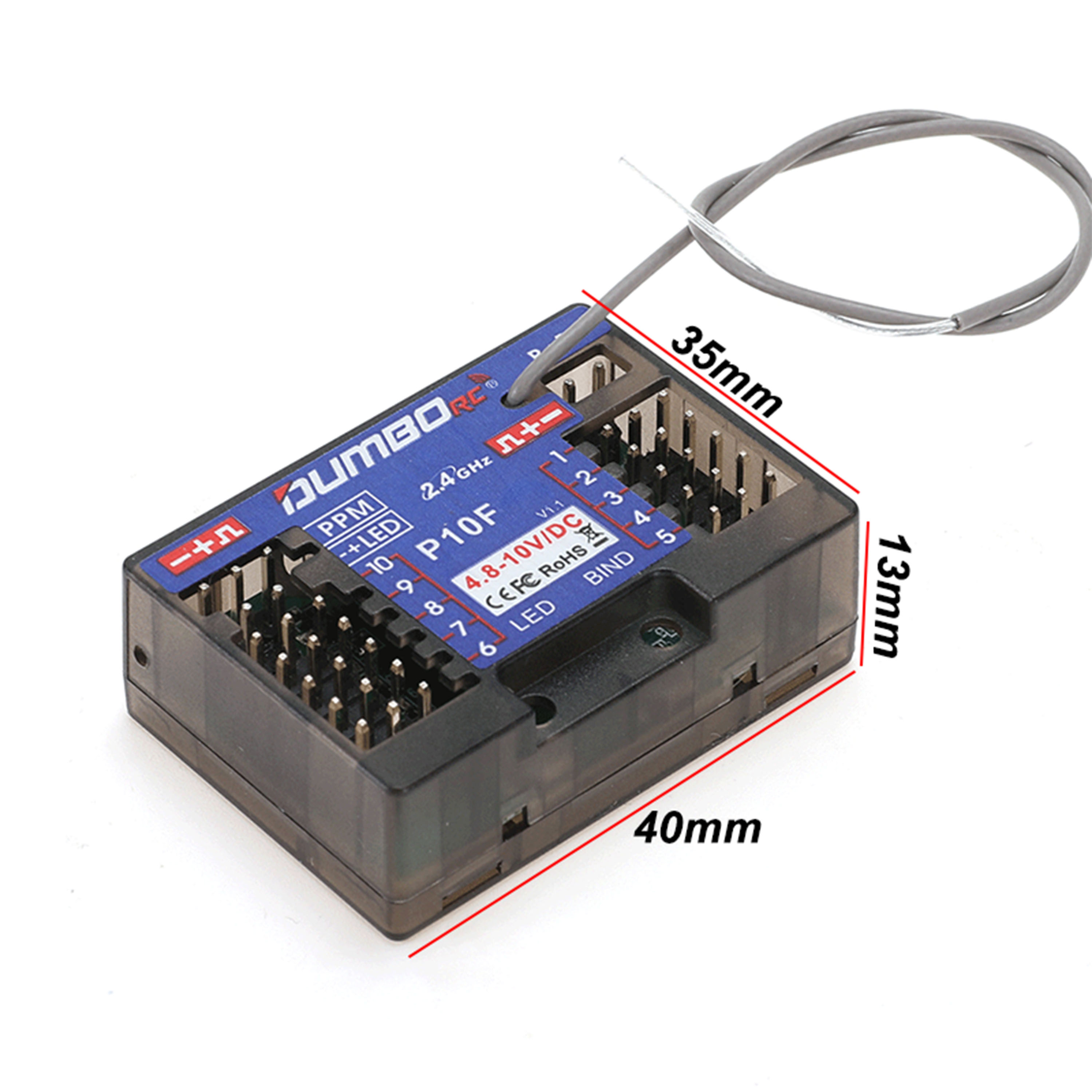 DUMBORC P10F P10FG 10CH 2.4GHz - Rc Hobby Toys のレビューと価格