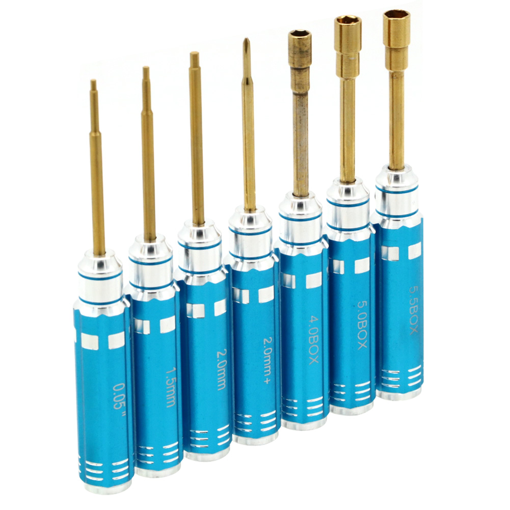 7 個ショートハンドル RC 六角ドライバーナットドライバー - Rc Hobby Electric Screwdriver のレビューと価格