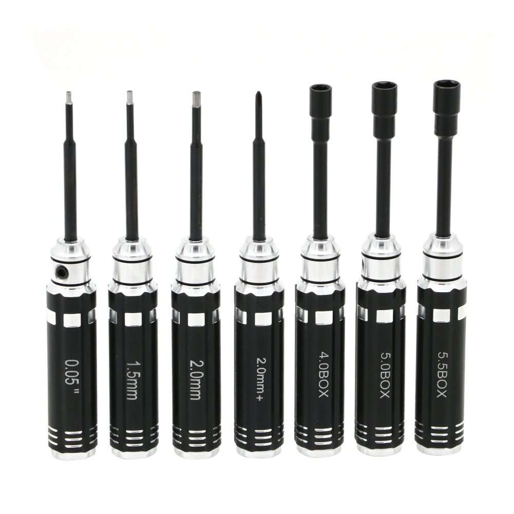 7 個ショートハンドル RC 六角ドライバーナットドライバー - Rc Hobby Electric Screwdriver のレビューと価格