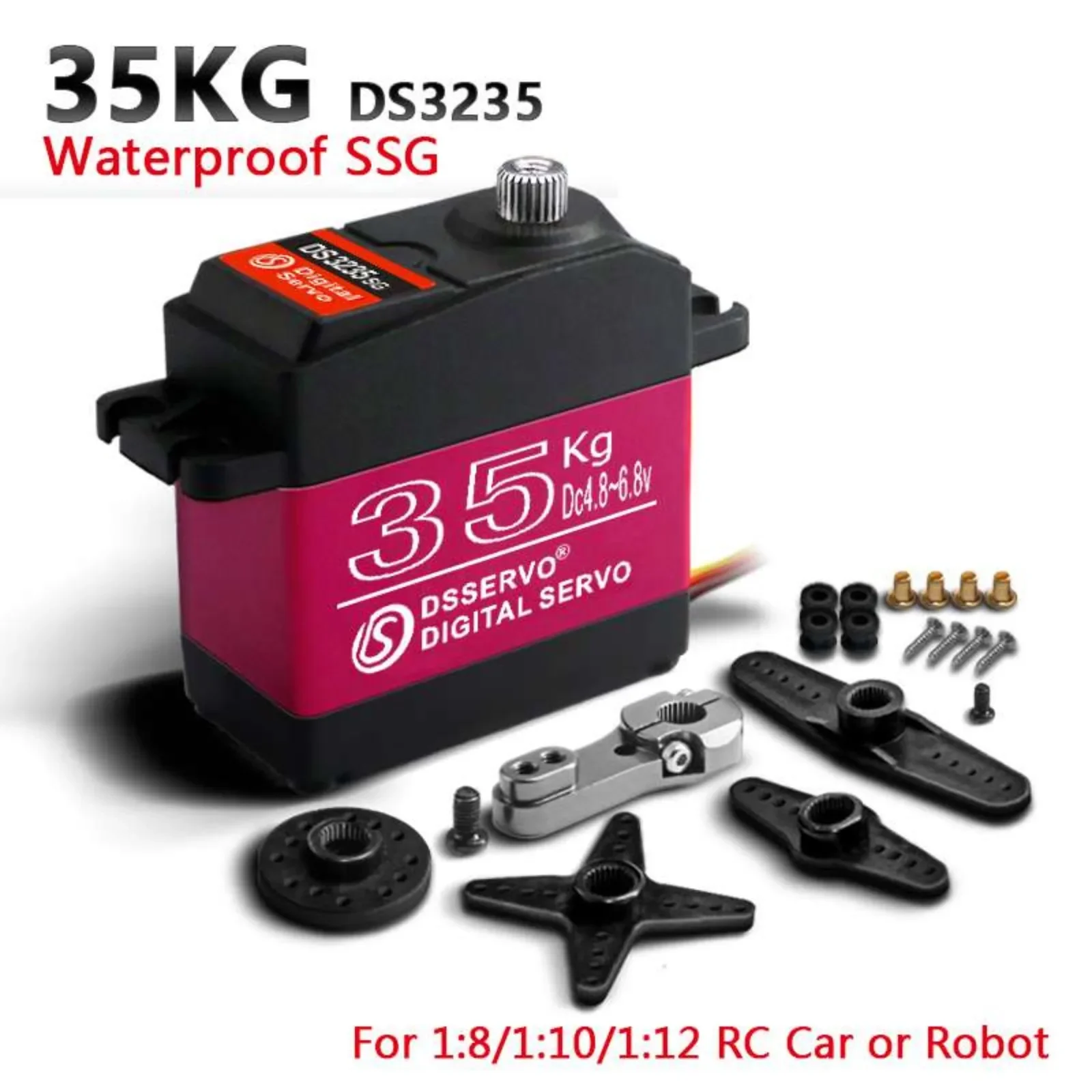 DS3235SG 35kg 高トルク デジタルサーボ フルメ - Servo Metal Gear のレビューと価格