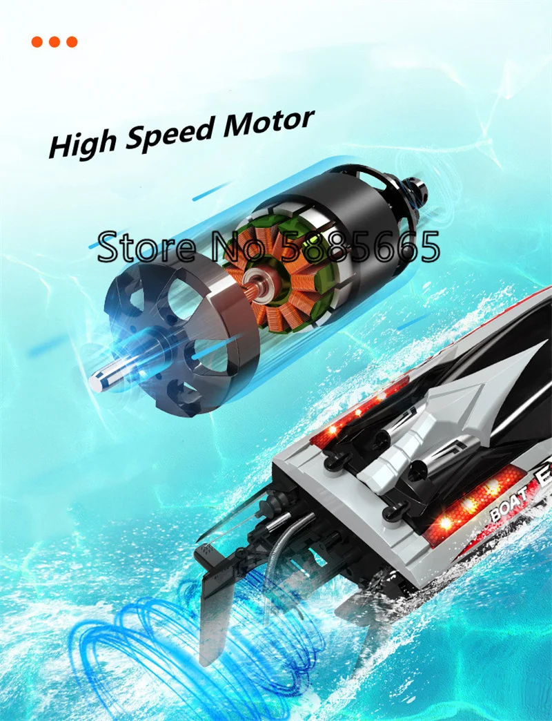 70KM/H高速リモコンボートRCスピードボート 200Mネ - Rc Hobby Grade Boat のレビューと価格